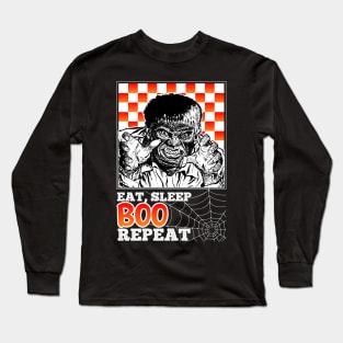 scary monster boo halloween Long Sleeve T-Shirt